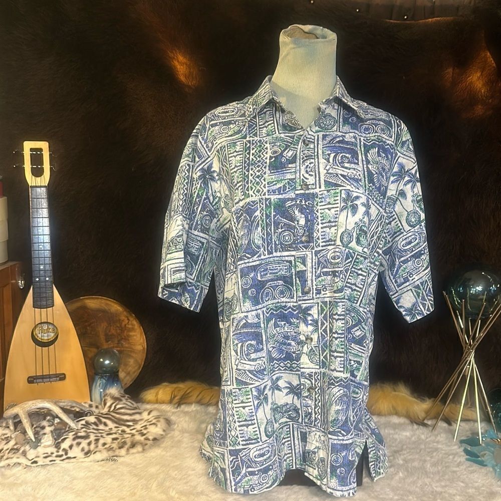 Harley Davidson Hawaiian shirt M (4200)